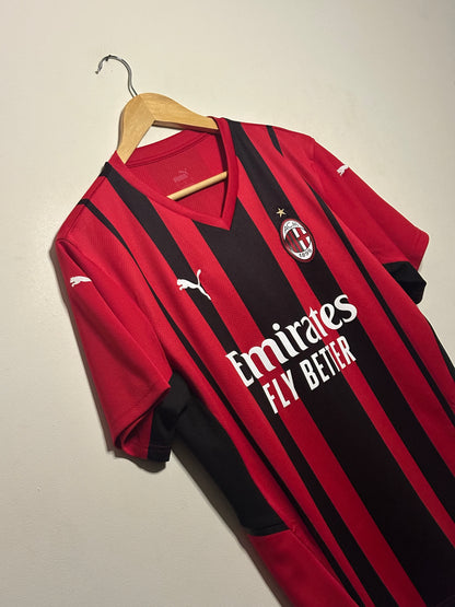 Zlatan Ibrahimovic AC Milan 2021-22 home football shirt (L)