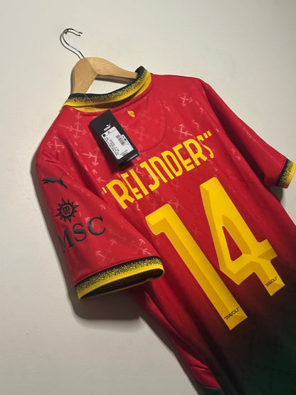 Tijjani Reijnders AC Milan 2024-25 fourth x Off White home football shirt (L)