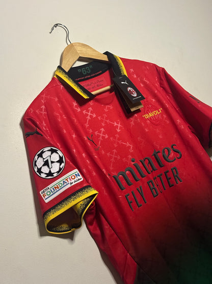 Tijjani Reijnders AC Milan 2024-25 fourth x Off White home football shirt (L)