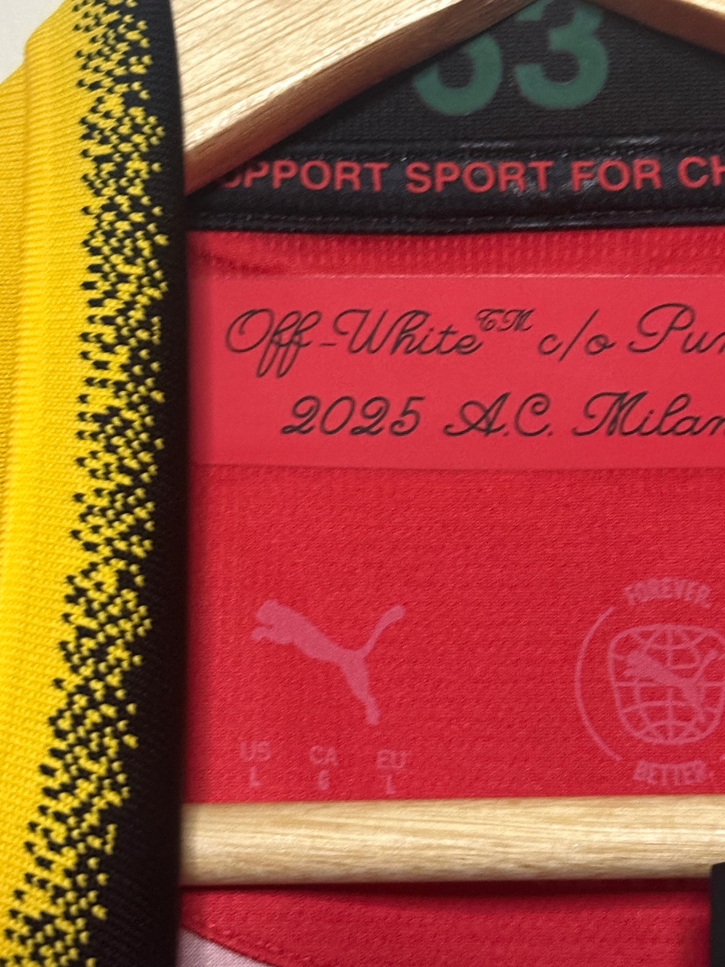 Tijjani Reijnders AC Milan 2024-25 fourth x Off White home football shirt (L)