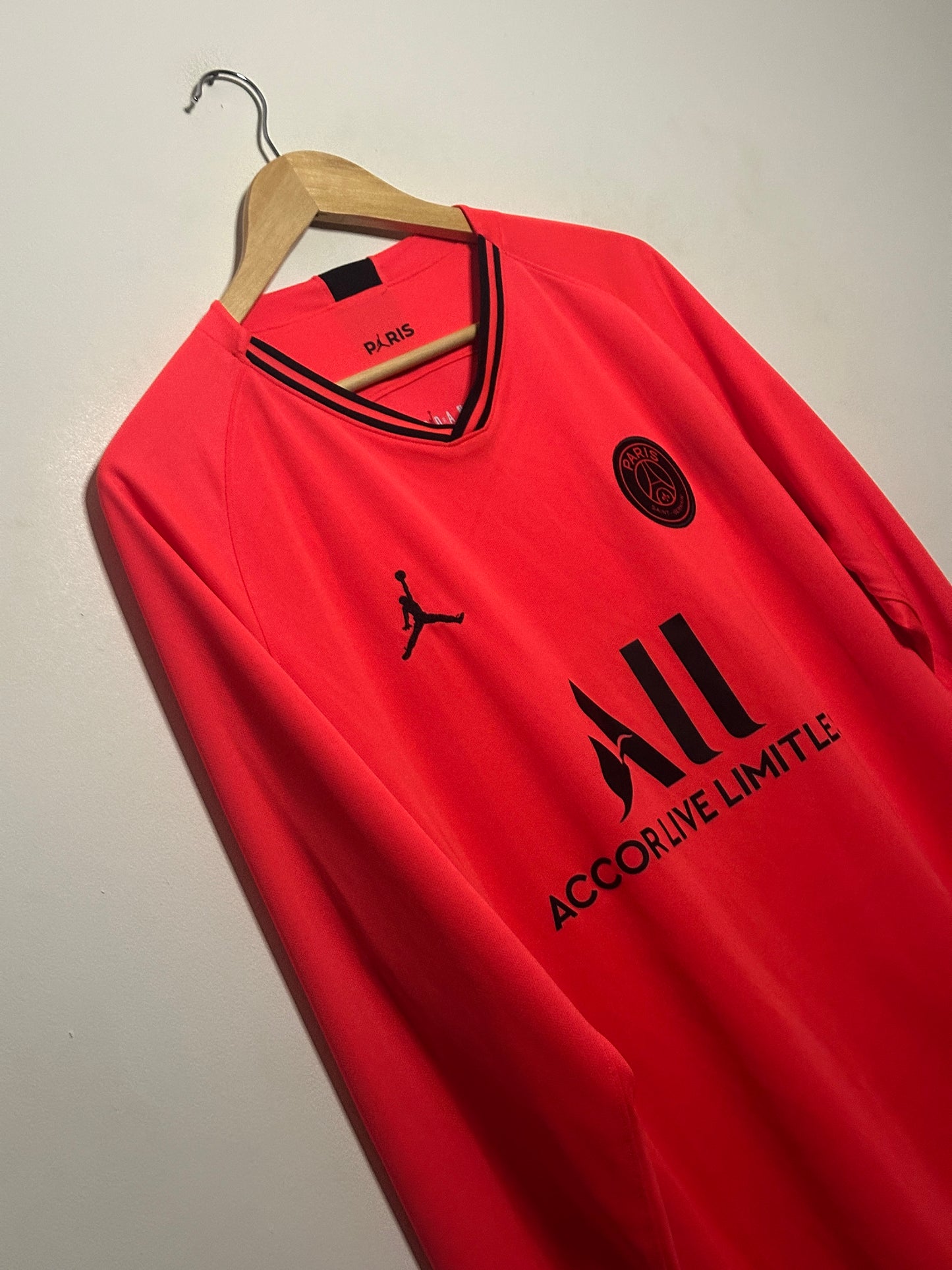 Neymar JR PSG 2019-20 long sleeve away football shirt (XL)