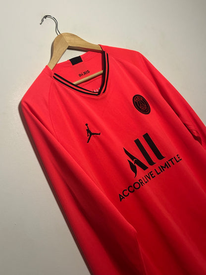 Neymar JR PSG 2019-20 long sleeve away football shirt (XL)