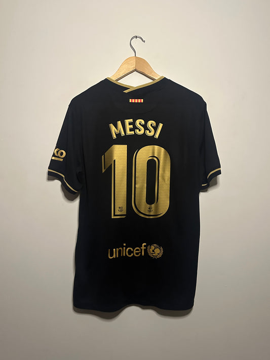 Lionel Messi FC Barcelona 2020-21 away football shirt (XL)