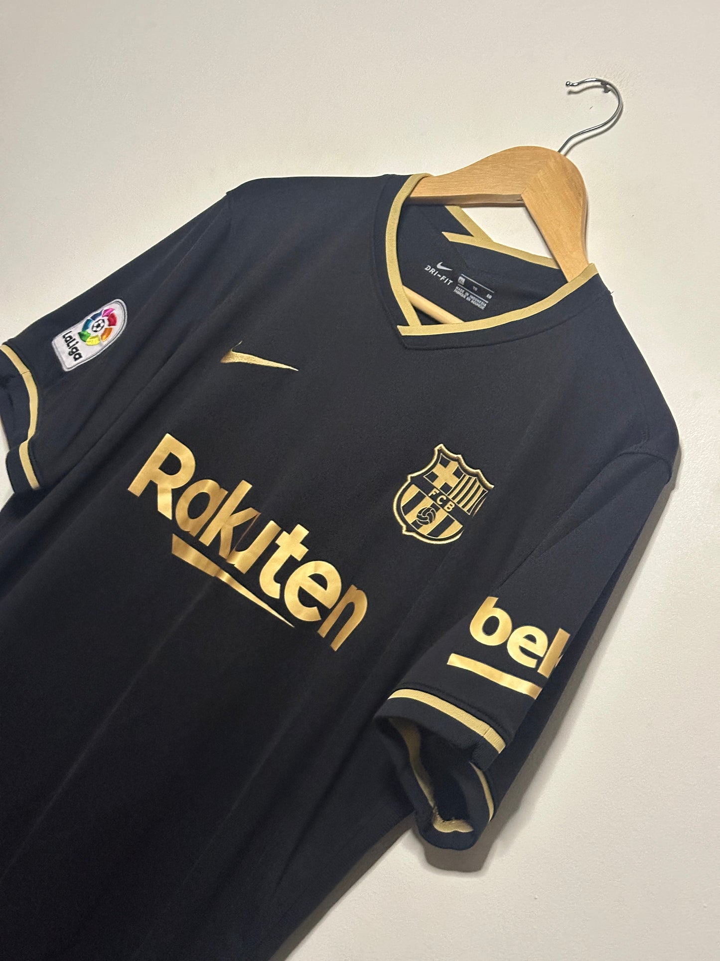 Lionel Messi FC Barcelona 2020-21 away football shirt (XL)