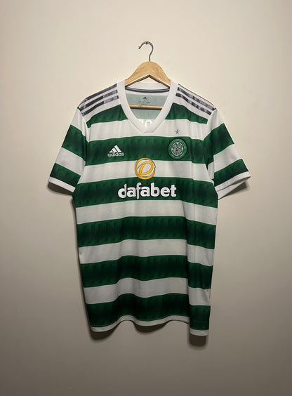 Jota Celtic FC 2022-23 home football shirt (XL)