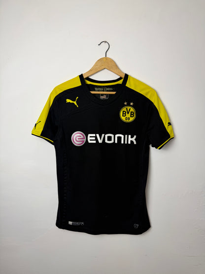 Robert Lewandowski Borussia Dortmund 2013-14 away football shirt (S)