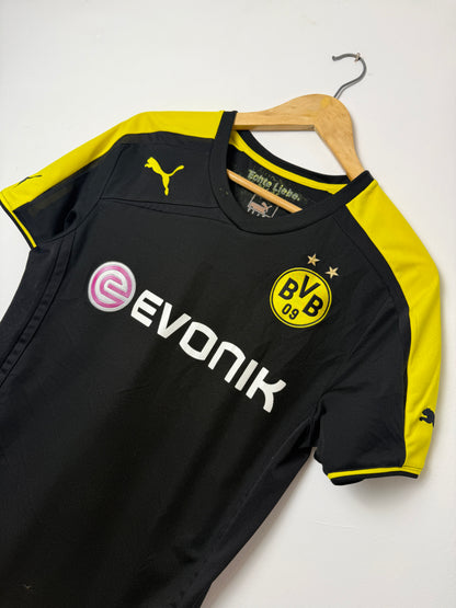 Robert Lewandowski Borussia Dortmund 2013-14 away football shirt (S)