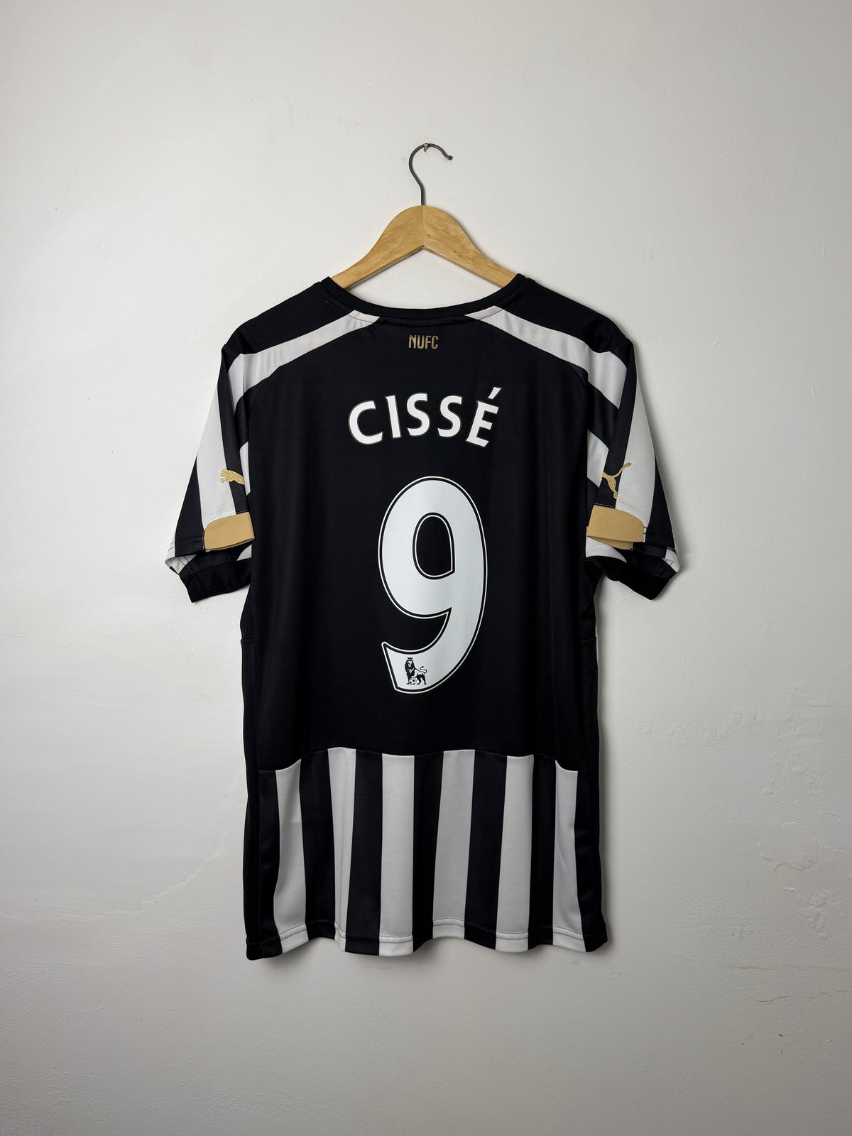 Papiss Cissé Newcastle United 2014-15 home football shirt (M)