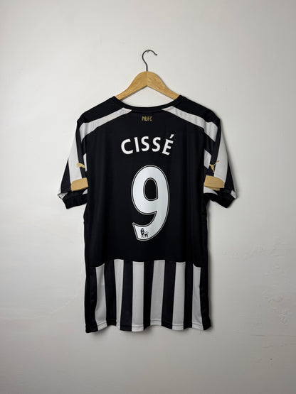 Papiss Cissé Newcastle United 2014-15 home football shirt (M)