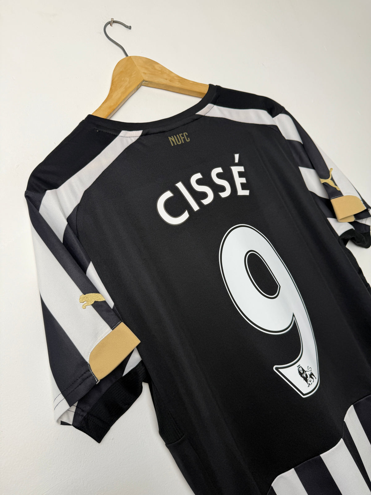 Papiss Cissé Newcastle United 2014-15 home football shirt (M)
