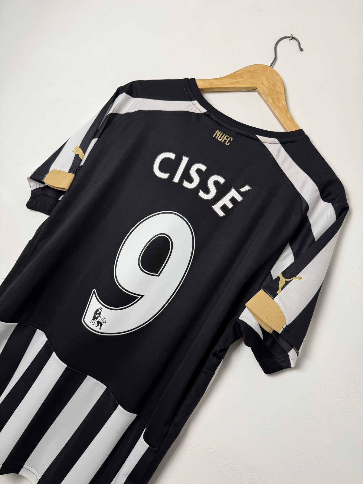 Papiss Cissé Newcastle United 2014-15 home football shirt (M)