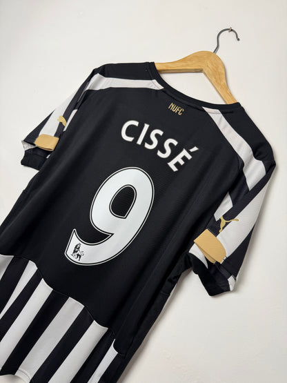 Papiss Cissé Newcastle United 2014-15 home football shirt (M)