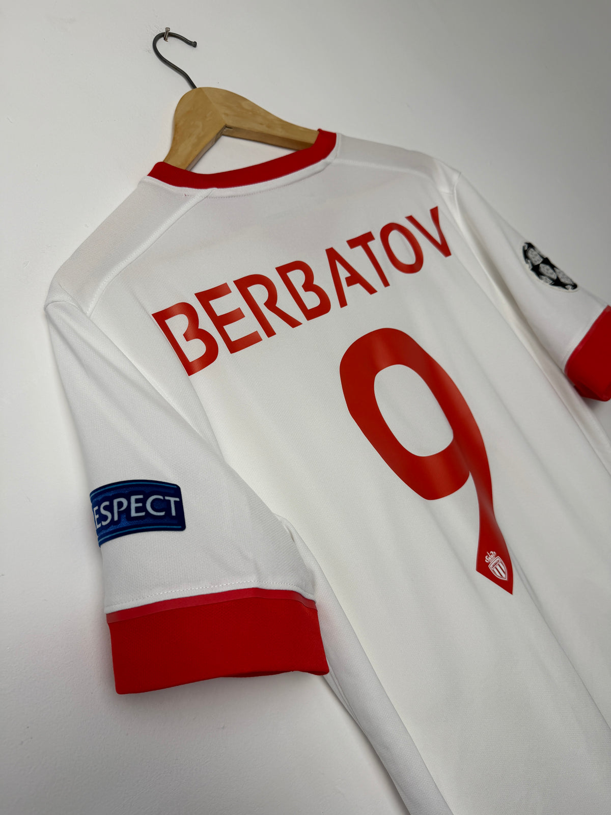Dimitar Berbatov AS Monaco 2014-16 third football shirt (M)