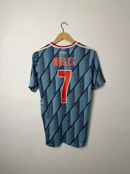 David Neres AFC Ajax 2020-21 away football shirt (M)