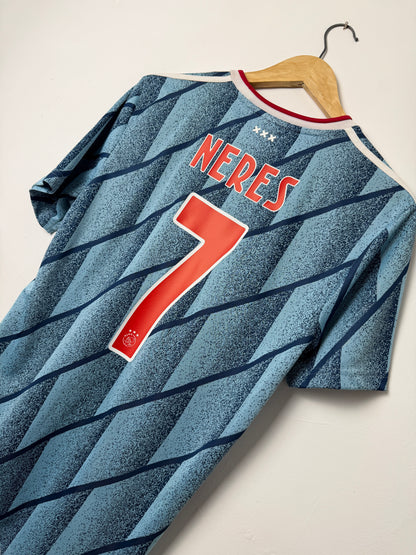 David Neres AFC Ajax 2020-21 away football shirt (M)