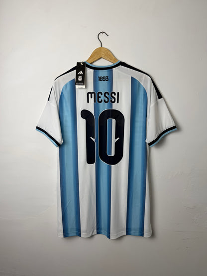 Lionel Messi Argentina 2026 World Cup CLIMACOOL+ home football shirt (L)