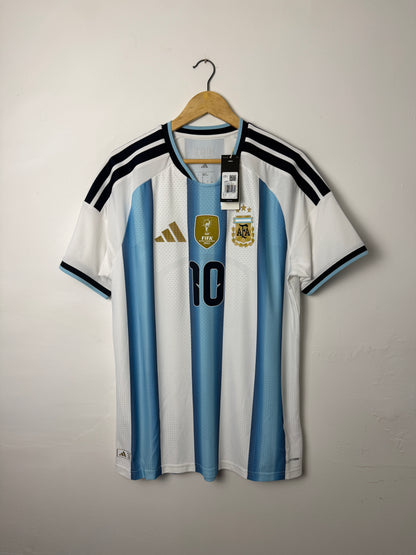 Lionel Messi Argentina 2026 World Cup CLIMACOOL+ home football shirt (L)