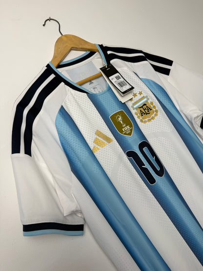 Lionel Messi Argentina 2026 World Cup CLIMACOOL+ home football shirt (L)