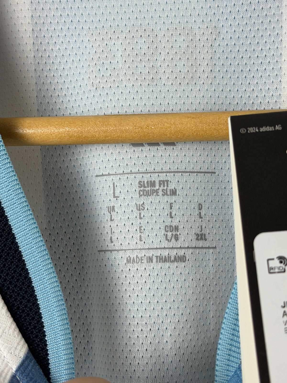 Lionel Messi Argentina 2026 World Cup CLIMACOOL+ home football shirt (L)
