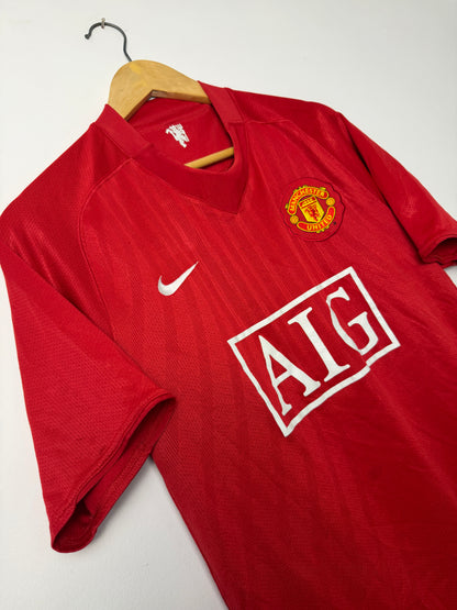 Wayne Rooney Manchester United 2007-09 home football shirt (L)