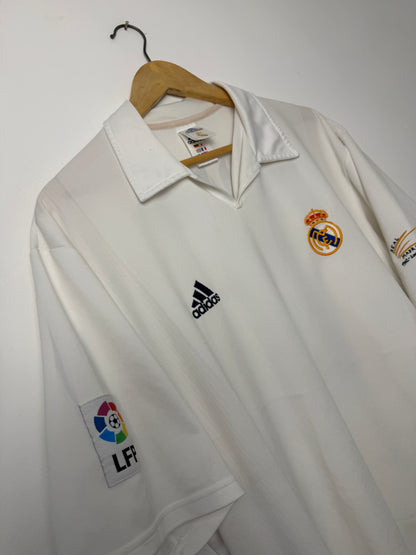 Zinedine Zidane Real Madrid CF 2001-02 Centenary home football shirt (L)