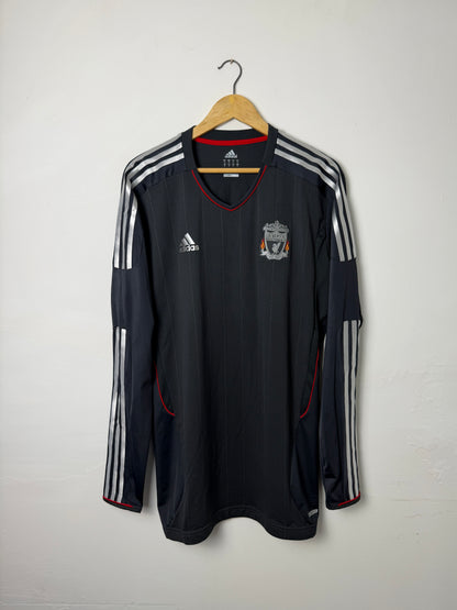 Luis Suarez Liverpool FC 2011-12 TECHFIT away football shirt (XL)