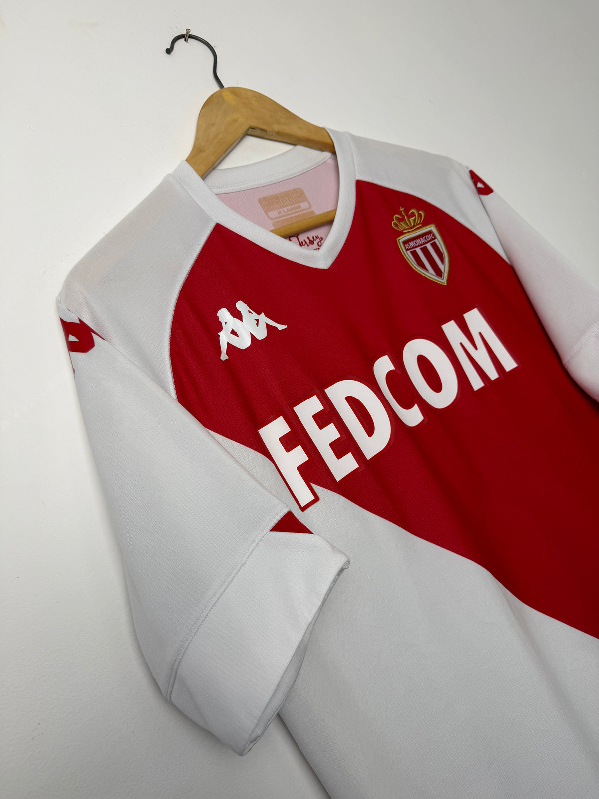 Wissam Ben Yedder AS Monaco 2020-21 home football shirt (XL)
