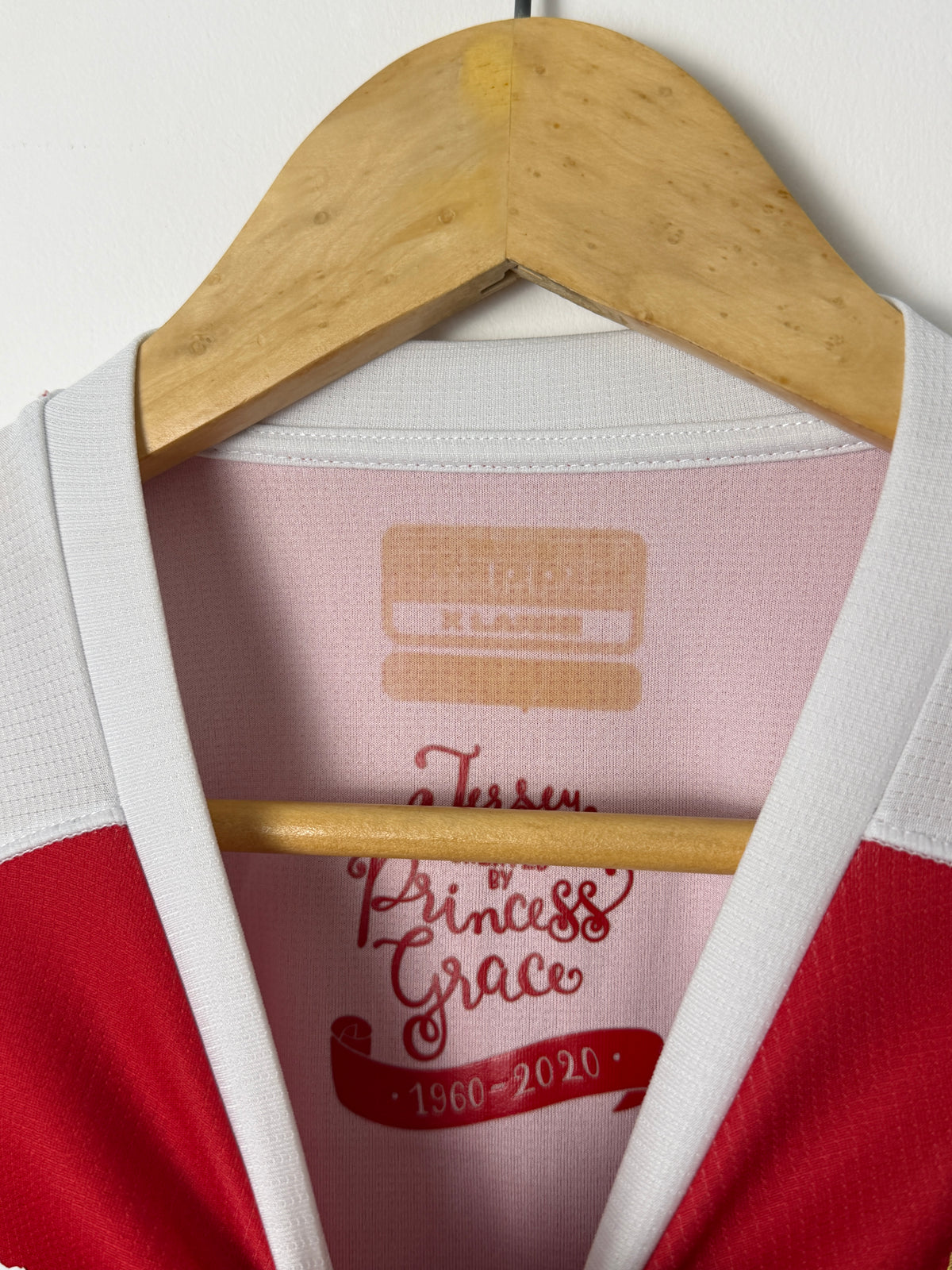 Wissam Ben Yedder AS Monaco 2020-21 home football shirt (XL)