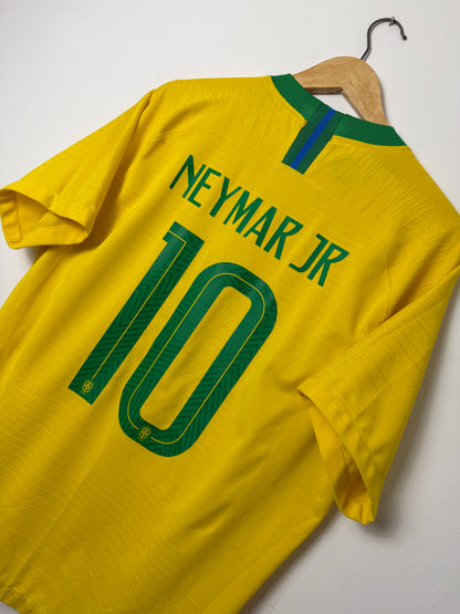 Neymar JR Brazil 2018 World Cup VAPORKNIT home football shirt (XL)