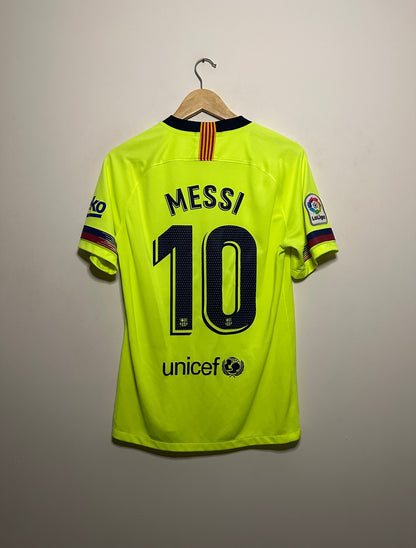 Lionel Messi FC Barcelona 2018-19 away football shirt (M)