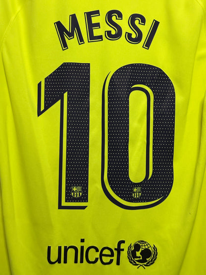 Lionel Messi FC Barcelona 2018-19 away football shirt (M)