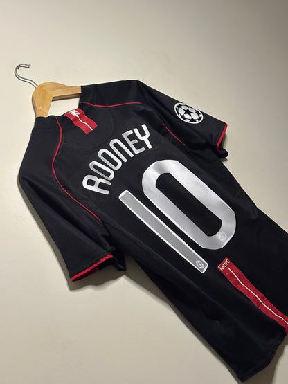 Wayne Rooney Manchester United 2007-08 away football shirt (M)