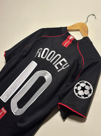 Wayne Rooney Manchester United 2007-08 away football shirt (M)