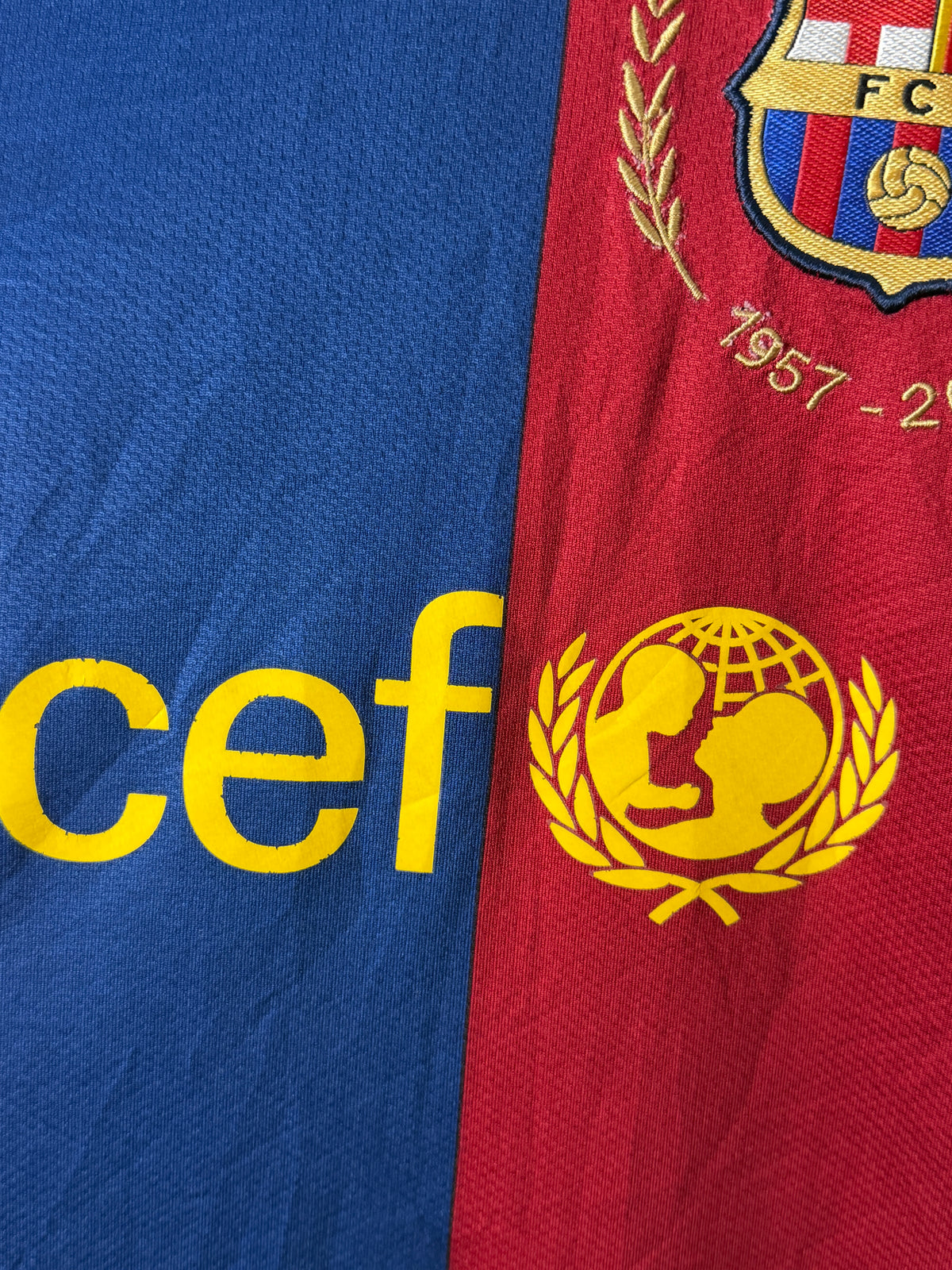Ronaldinho FC Barcelona 2007-08 home football shirt (XL)