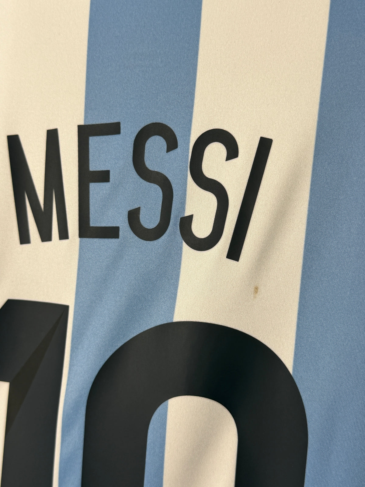 Lionel Messi Argentina 2014 World Cup home football shirt (XXL)