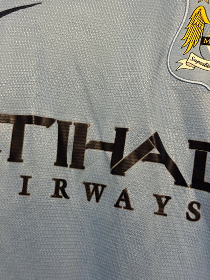 Yaya Toure Manchester City FC 2013-14 home football shirt (L)