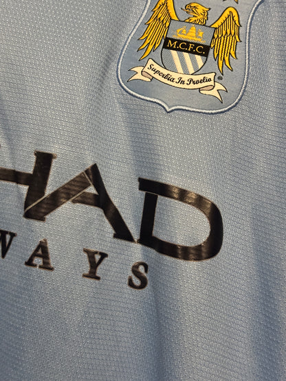 Yaya Toure Manchester City FC 2013-14 home football shirt (L)