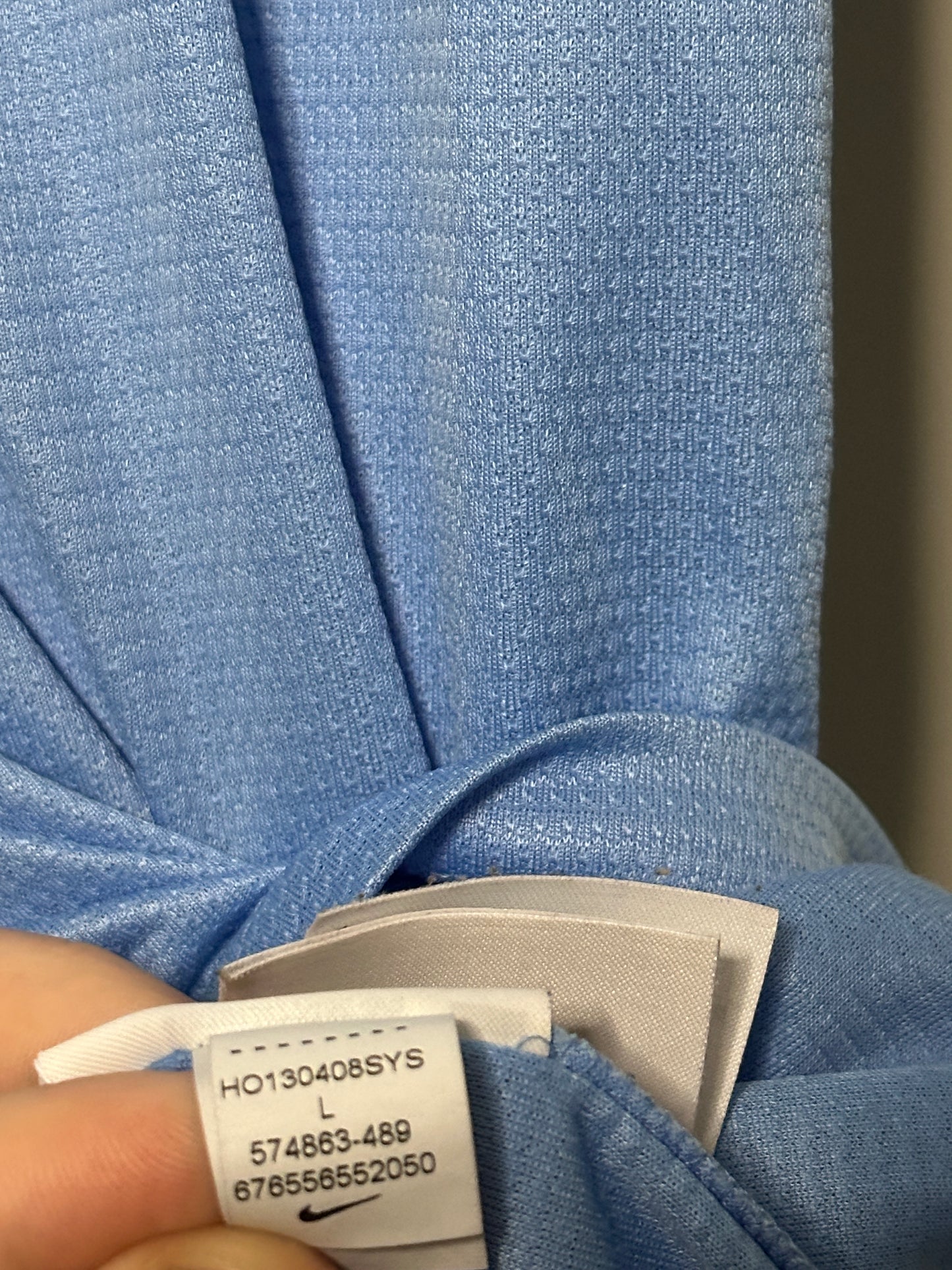 Yaya Toure Manchester City FC 2013-14 home football shirt (L)