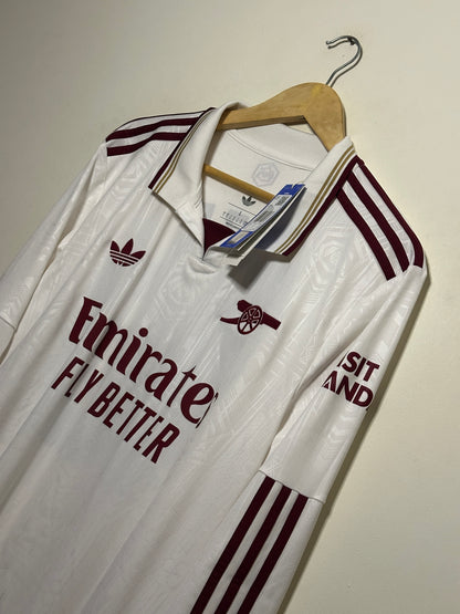 Eberechi Eze Arsenal FC 2025-26 long sleeve third football shirt (L)