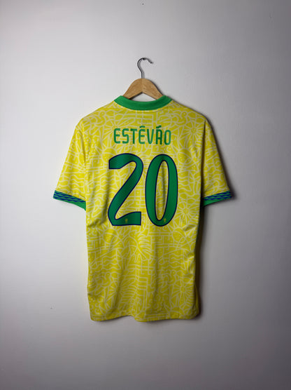 Estevao Brazil 2024 home football shirt (M)