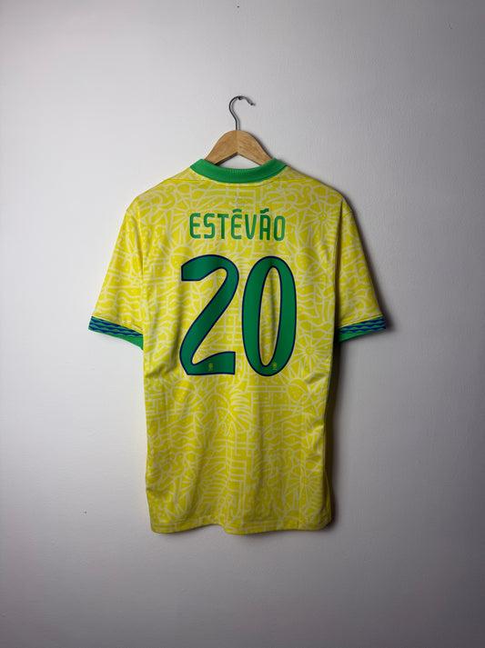 Estevao Brazil 2024 home football shirt (M)