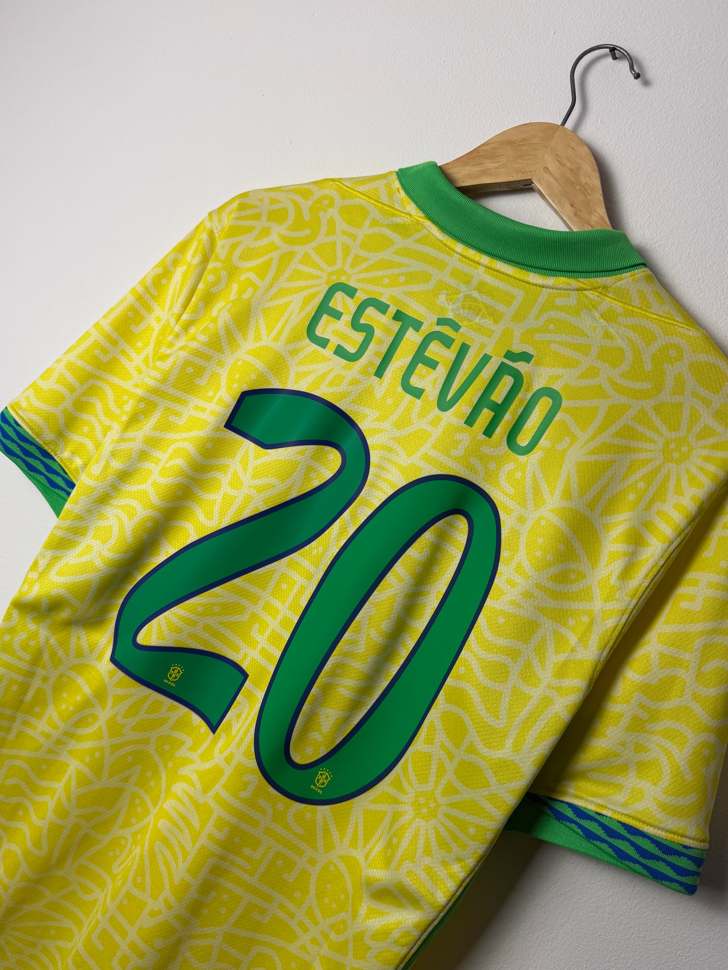 Estevao Brazil 2024 home football shirt (M)