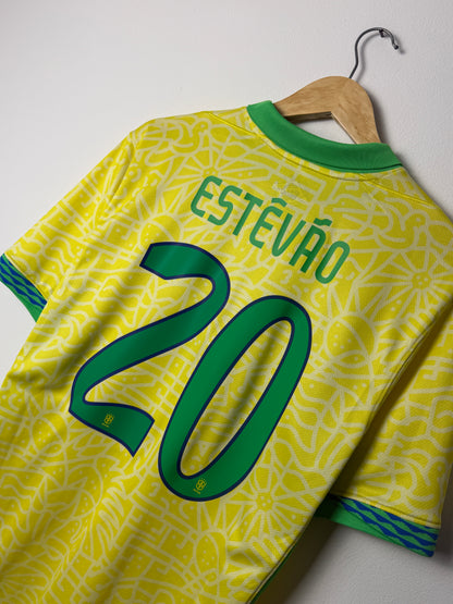 Estevao Brazil 2024 home football shirt (M)