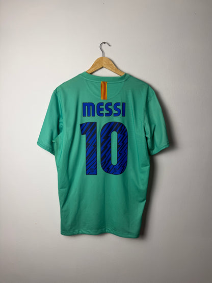 Lionel Messi FC Barcelona 2010-11 away football shirt (M)