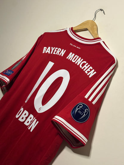 Arjen Robben FC Bayern Munich 2013-14 home football shirt (XL)