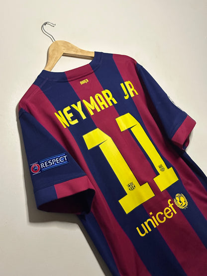 Neymar JR FC Barcelona 2014-15 home football shirt (XL)
