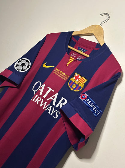 Neymar JR FC Barcelona 2014-15 home football shirt (XL)