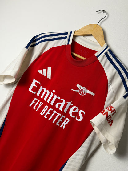 Bukayo Saka Arsenal FC 2024-25 home football shirt (M)
