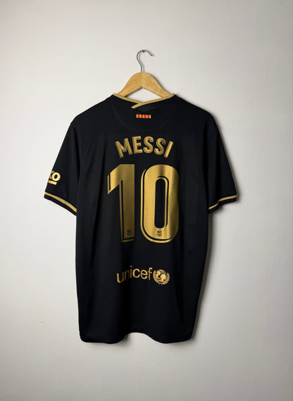 Lionel Messi FC Barcelona 2020-21 away football shirt (XL)
