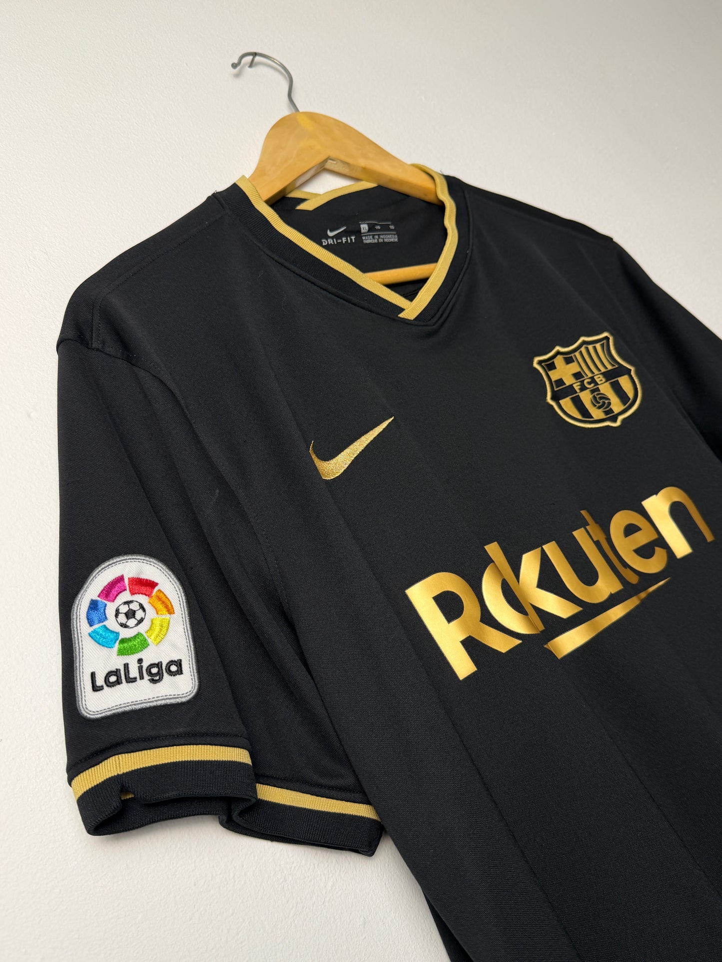 Lionel Messi FC Barcelona 2020-21 away football shirt (XL)